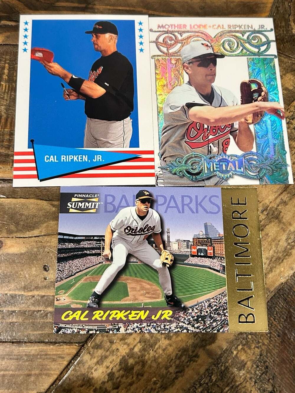 Cal Ripken Jr. Baltimore Orioles Trading Card Lot